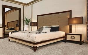 Art. 920, Double bed, padded headboard, for luxury hotels