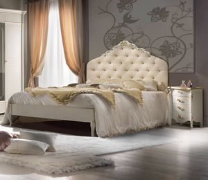 Bellini Art. 423, Bed with tufted headboard