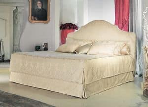 Betty, Classic bed, padded headboard, to luxury hotel