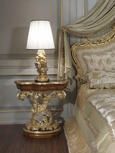 Art. 2012 bedside table, Baroque style bedside table