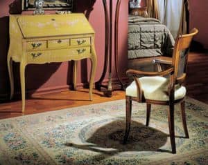 3255 ARMCHAIR, Luxury classic armchair with cane back