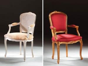 Art. 1430, Chair head of the table, in classic style, padded armrests
