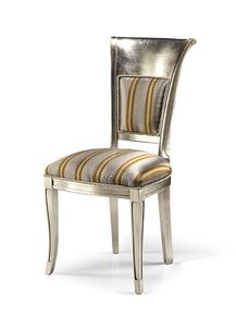 1022/S, Silver finish chair, for dining room