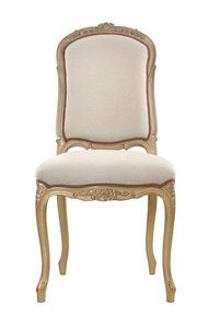 Chair 9334, Carved wooden dining chair
