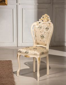 Traforata Plus chair, Carved dining chair