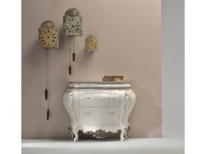 Art. 1016, Lacquered dresser with silver decorations