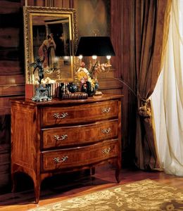 Gardenia chest of drawers 822, Luxury classic chest of drawers for bedroom