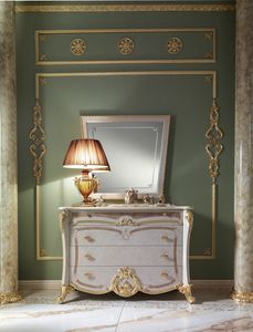 Isabelle chest of drawers, Dresser with luxurious decorations