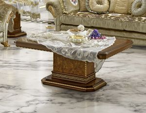 Aida coffee table, Elegant coffee table for classic living rooms