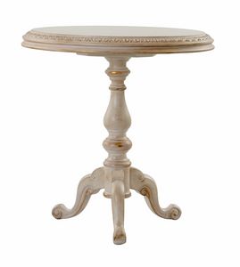 Side table 6262, Round side table with a classic style