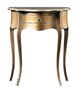 Fabiola FA.0024, Console in Louis XV style with 1 drawer, ideal for entrance halls