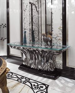 FICUS Consolle, Luxury glass console table
