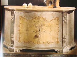 Art. 1673/1, Sideboard with 2 doors for dining room, classic luxury