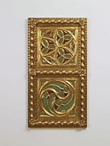 DECORATIVE PANEL / CEILING ART. AC 0009 , Golden decorative panel, in classic style