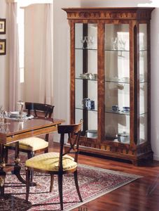 2845 display cabinet, Walnut display cabinet, for dining room