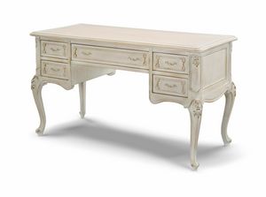 Dressing table 3364, A refined writing desk with leather insert
