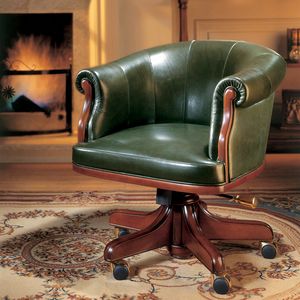 ROOSEVELT, Classic office chair with low backrest