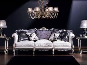 3380 Louis XV sofa, 3 seater sofa, Louis XV style, to classics living rooms