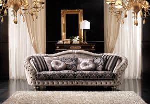 Admiral, Elegant sofa in classic style