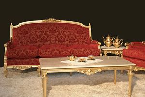 Impero 3 seater sofa, Classic French Empire style bergre sofa