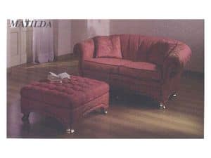 Matilda Sofa, Classic style sofa, for reception and sitting room