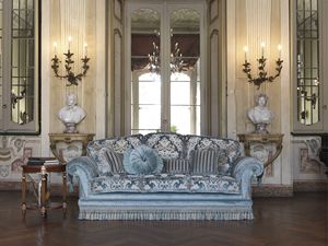 Olga, 3-seat sofa in classic luxury style