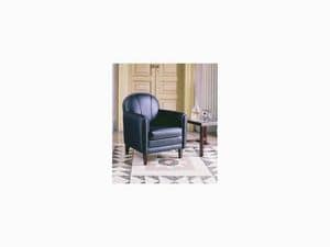 821, Armchair with elegant finish, for hotel