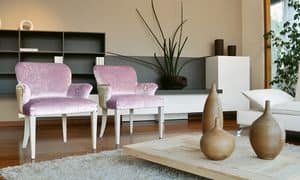 Myna, Rich wood armchair, for Luxury Hotels