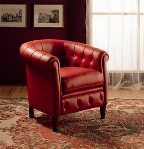 Tilly, Armchair with elegant covering, for Hall hotel
