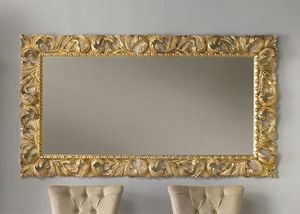 Art. 803, Carved mirror, gold finish
