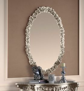 Art. 901, Silver oval mirror