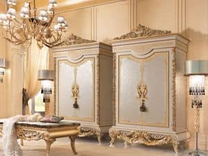 Royal Wardrobe, Handmade wooden wardrobe, for luxury hotels