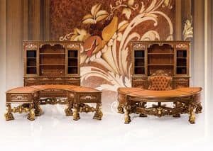 Composition Art.6930, Classic furniture, office, magnificent carvings, fine materials