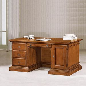 Il Mobile Classico - Infinito LV408-A, Classic style desk with 1 door and 4 drawers