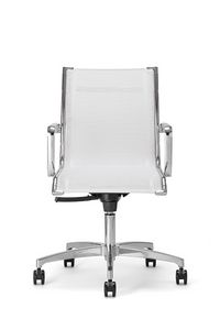 Aalborg Air 02, Executive office chair with low mesh backrest