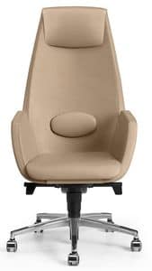 NUBIA 2928, Fully padded executive chair with wheels and a gas lift system