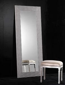 Art. 20302, Rectangular mirror with wooden frame