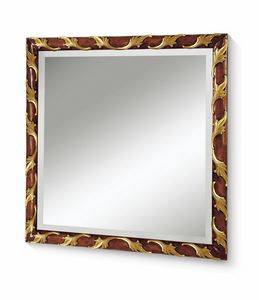 Art. 734, Mirror with decorative carvings on the frame