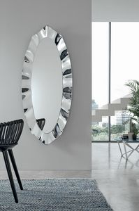 ATUM 175 SSC06, Oval mirror in curved glass