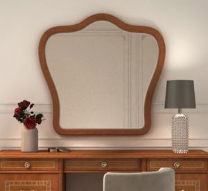 Prestige 2 Art. PR1020, Curved mirror in solid wood