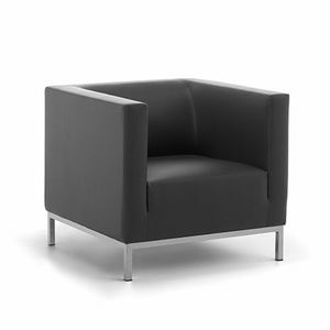 Argo 01, Waiting armchair, upholstered in faux leather