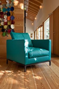 COLORADO, Modern fabric armchair