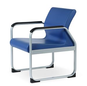 ONE 401 A, Chair with steel frame, streamlined shape