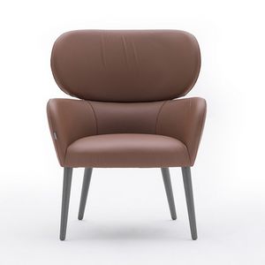 Sofia 05641, Armchair with solid wood legs