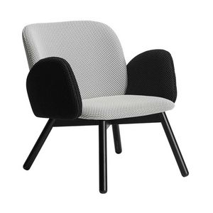 Takara LO W, Lounge armchair in ash, padded