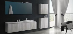Plane Tecno 01, Simple and elegant bathroom furniture