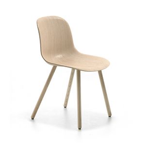 Mni Wood 4WL, Modern wooden chair
