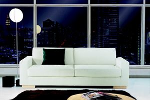 Brug, Elegant sofa in polyurethane foam, for offices