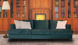 CAPRI, Linear sofa with a timeless style