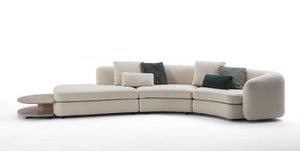 DI58A Contour sofa, Modular sofa with a soft and sinuous line